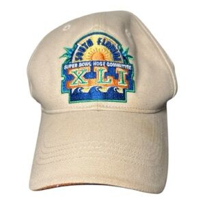 Vintage 2007 Super Bowl XLI Host Committee Hat Miami Dolphins
